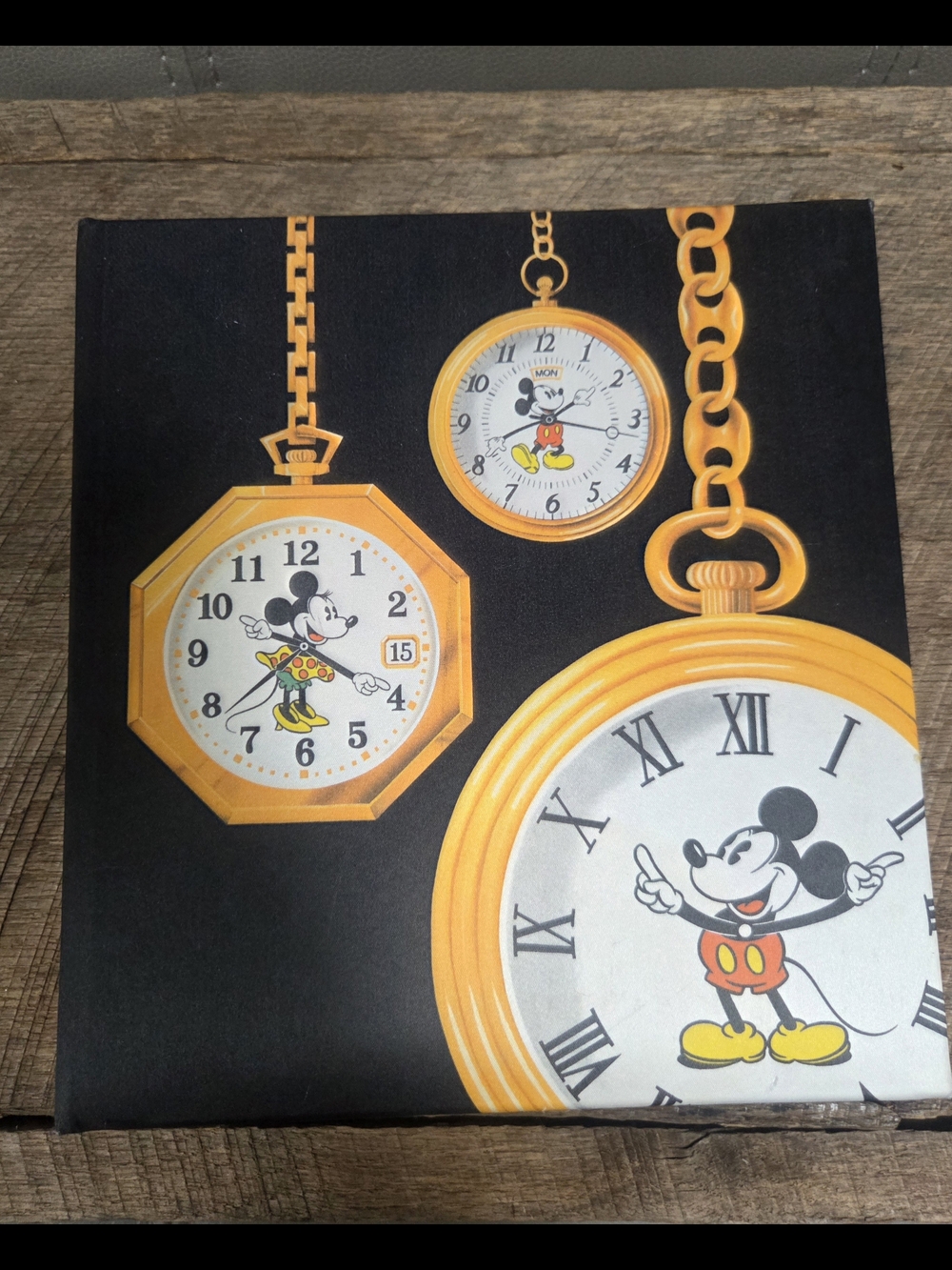 Vintage Pocket Warch Mickey Mouse photo album by C.R. Gibson ~ Bin P